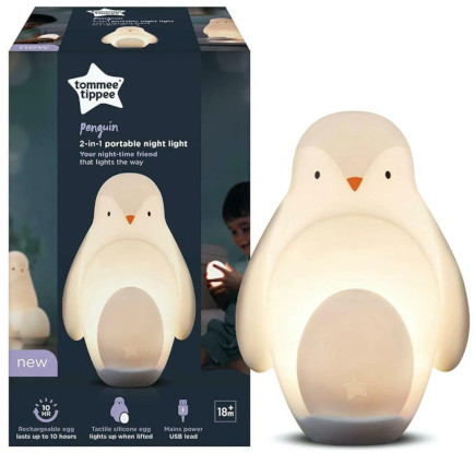 Pingvin nattlampe fra Tommee Tippee